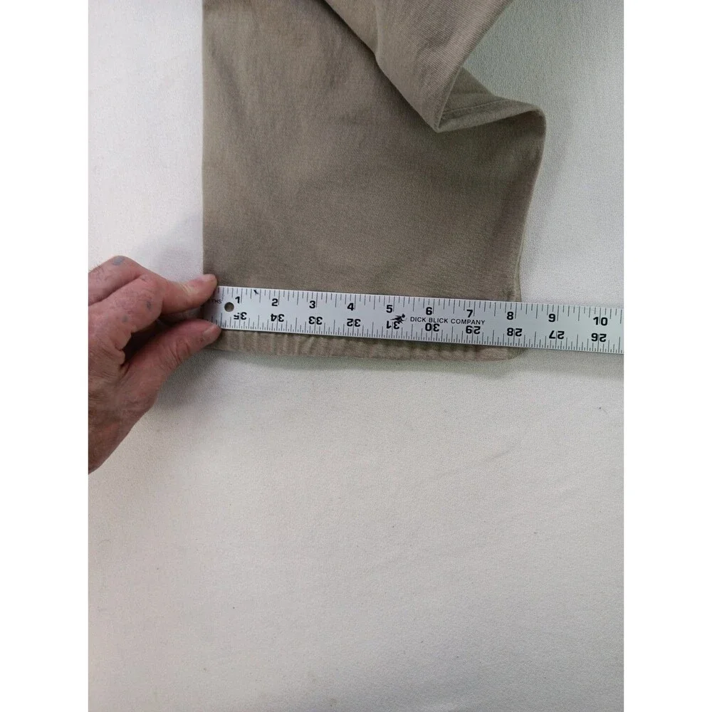 Duluth Trading Co Flex Fire Hose Pants Men's 30x30 Khaki Stretch Relaxed Fit